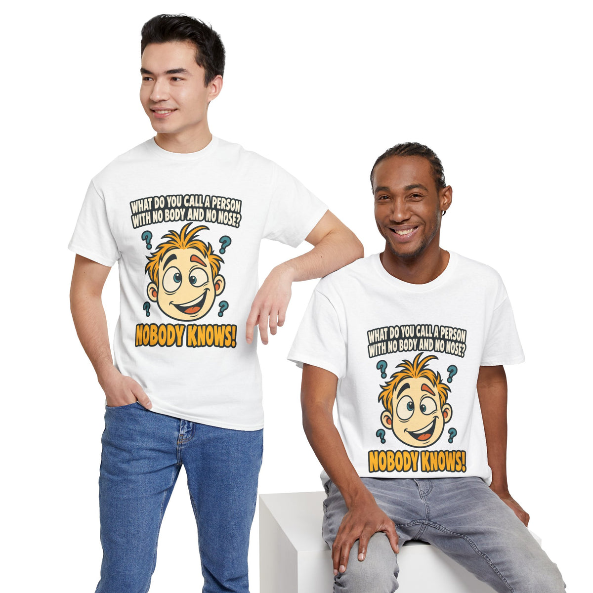 Nobody Knows! Funny Riddle T-Shirt