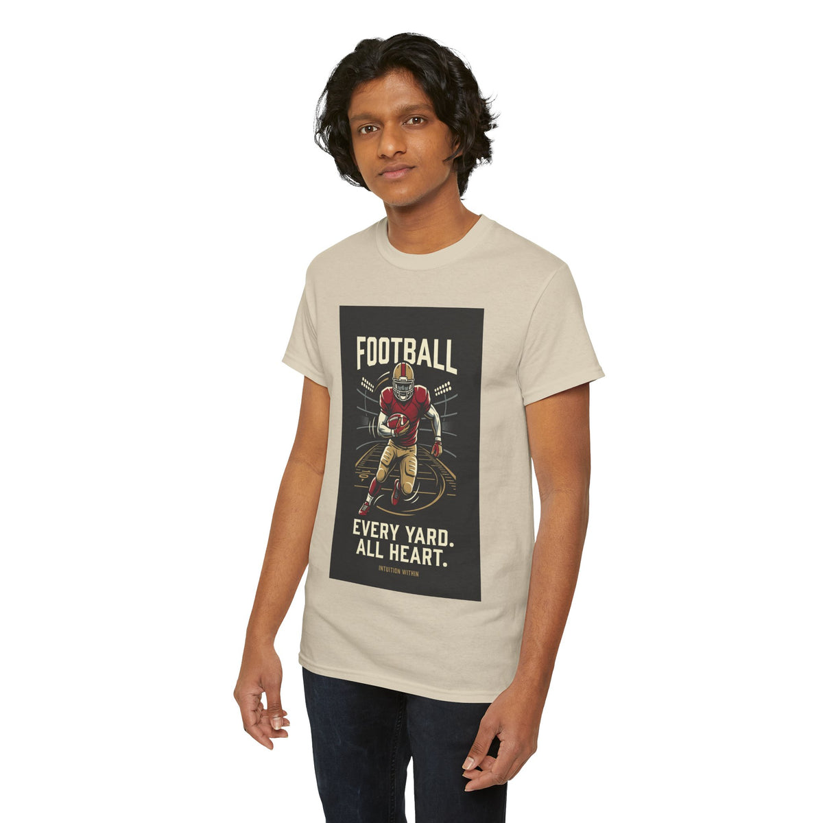 Every Yard, All Heart Football T-Shirt