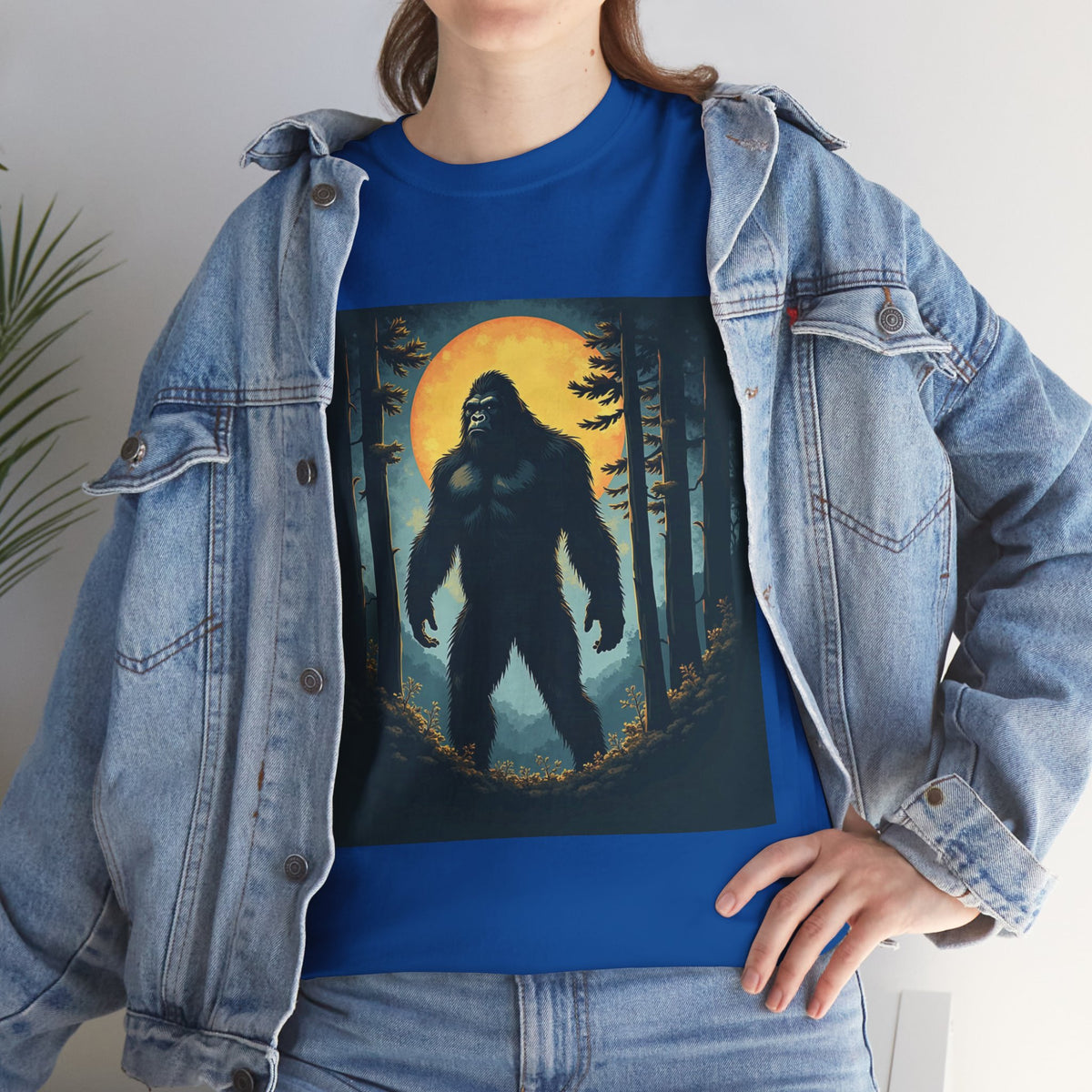 Bigfoot Forest Moon Graphic Tee