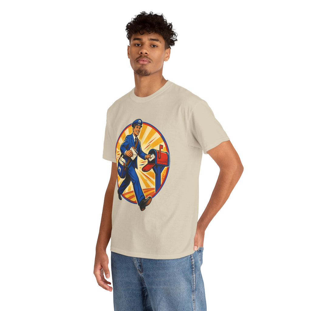 Male Mail Carrier Retro Tribute Tee
