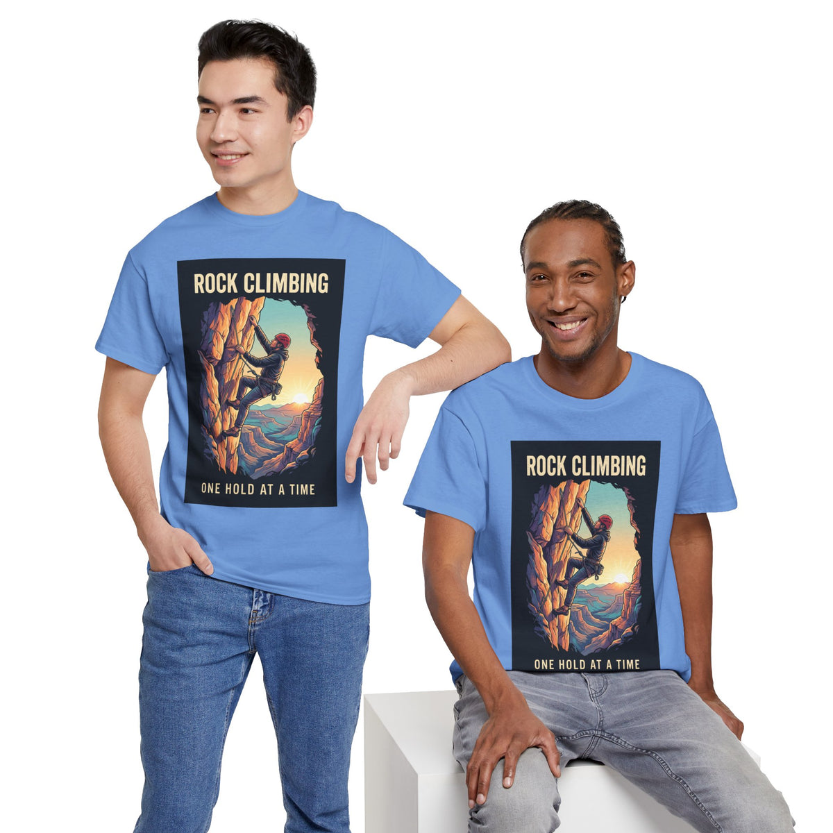 One Hold at a Time Rock Climbing T-Shirt | Outdoor Adventure