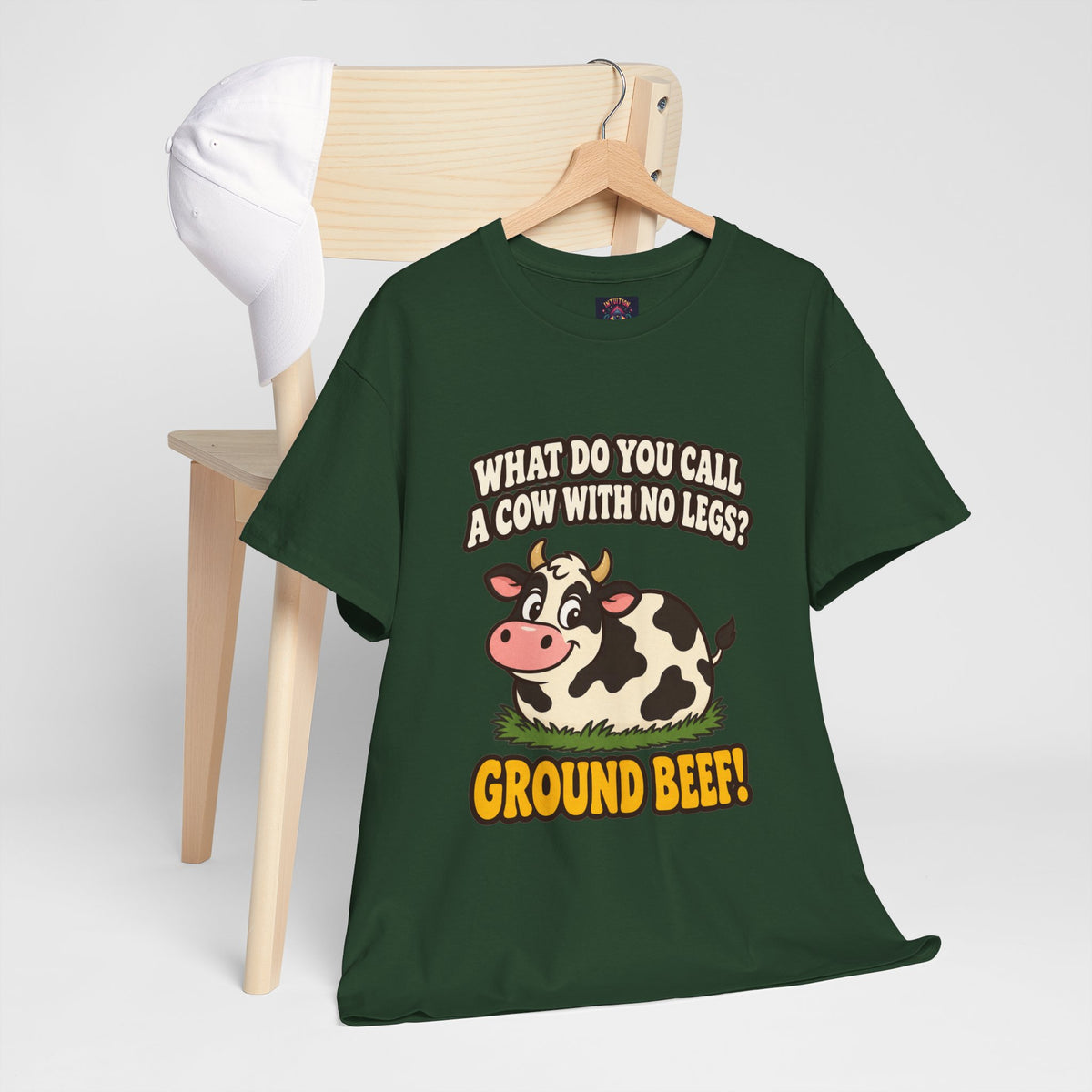 Ground Beef Cow Pun T-Shirt | Dad Joke Humor