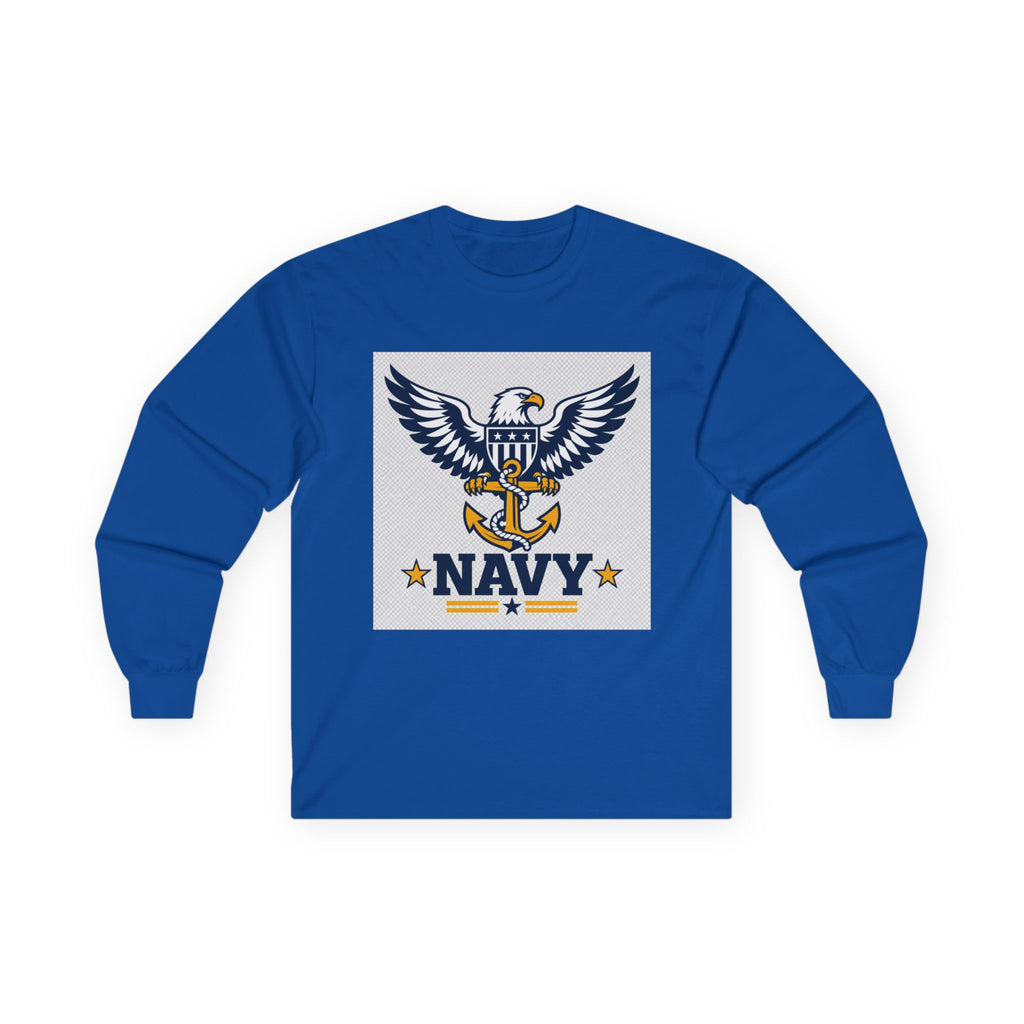 Navy Tribute Long Sleeve Tee