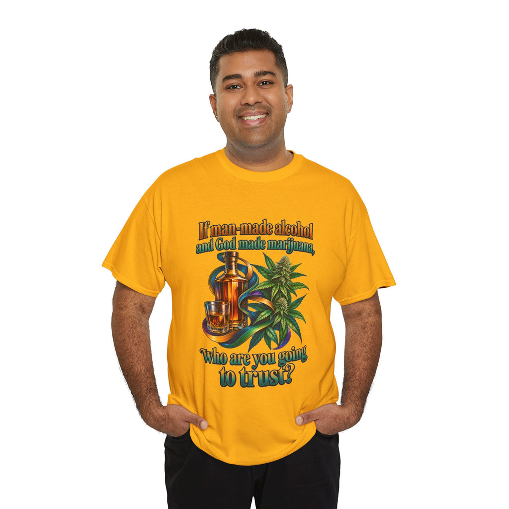 Homemade Alcohol & Cannabis Humor T-Shirt