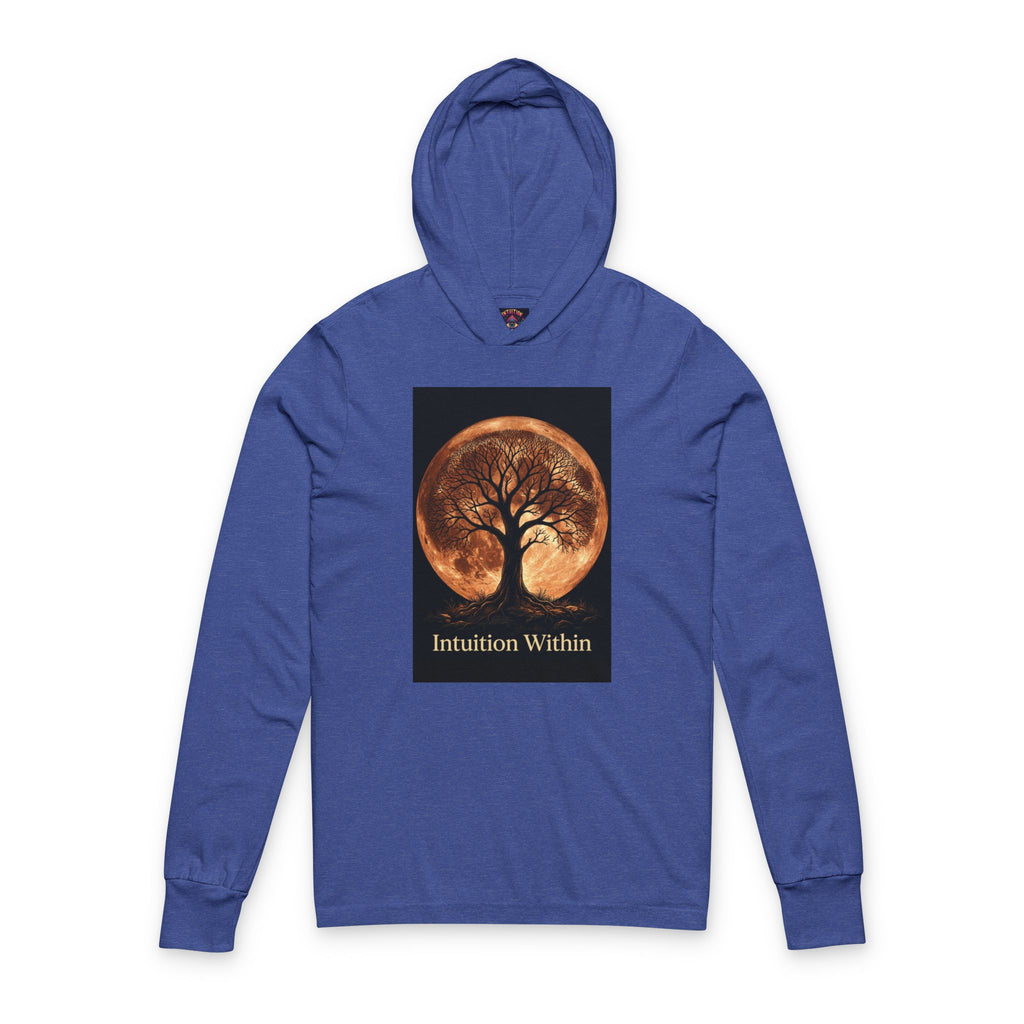 Tree Moon Hooded Long Sleeve Tee | Intuition Within Signature Series