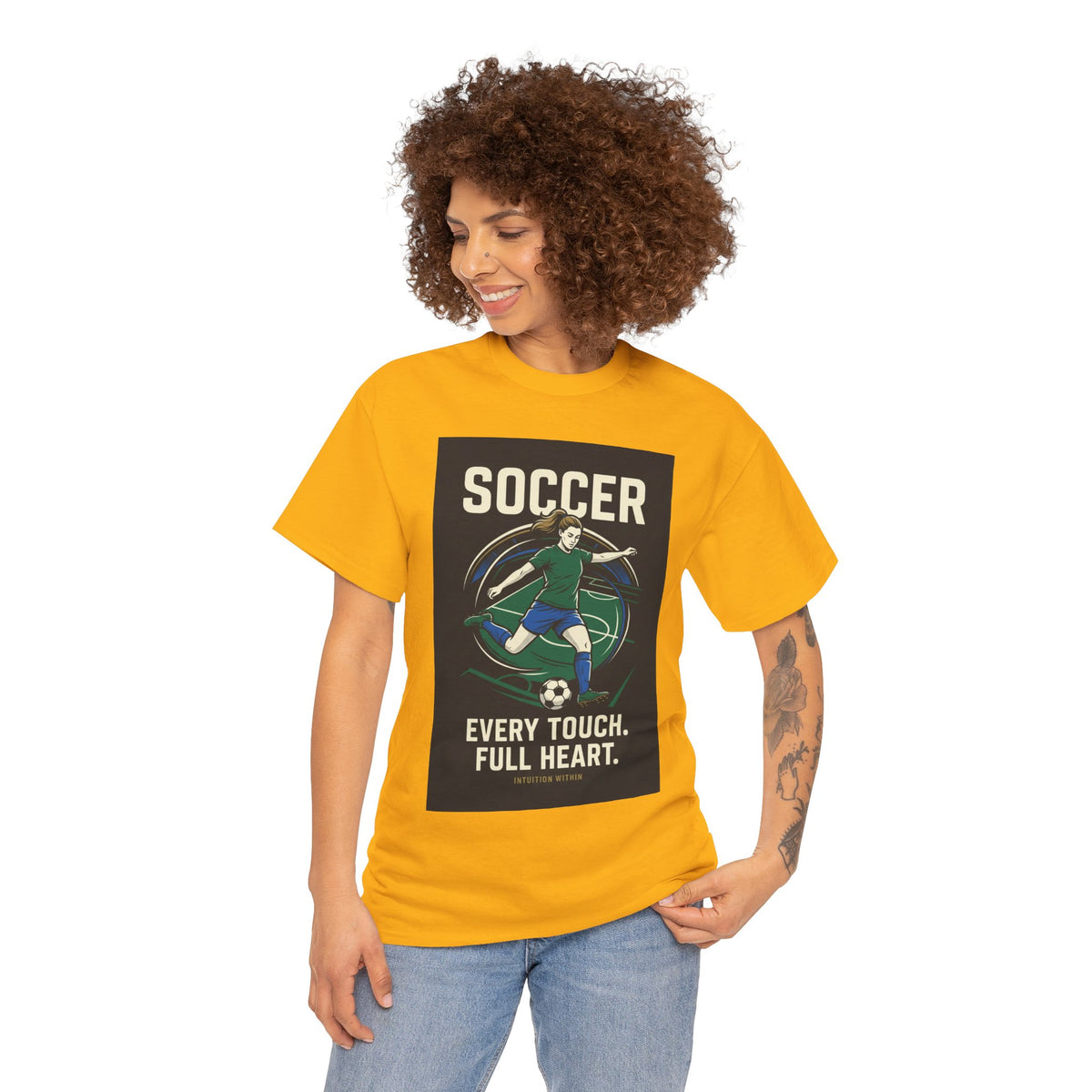 Every Touch, Full Heart Soccer T-Shirt