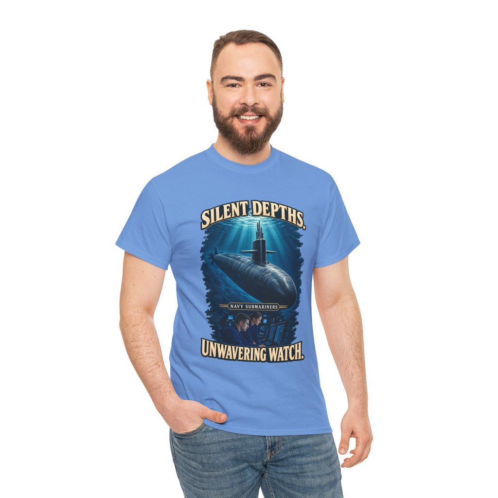 Silent Depths, Unwavering Watch T-Shirt | Submariner Tribute