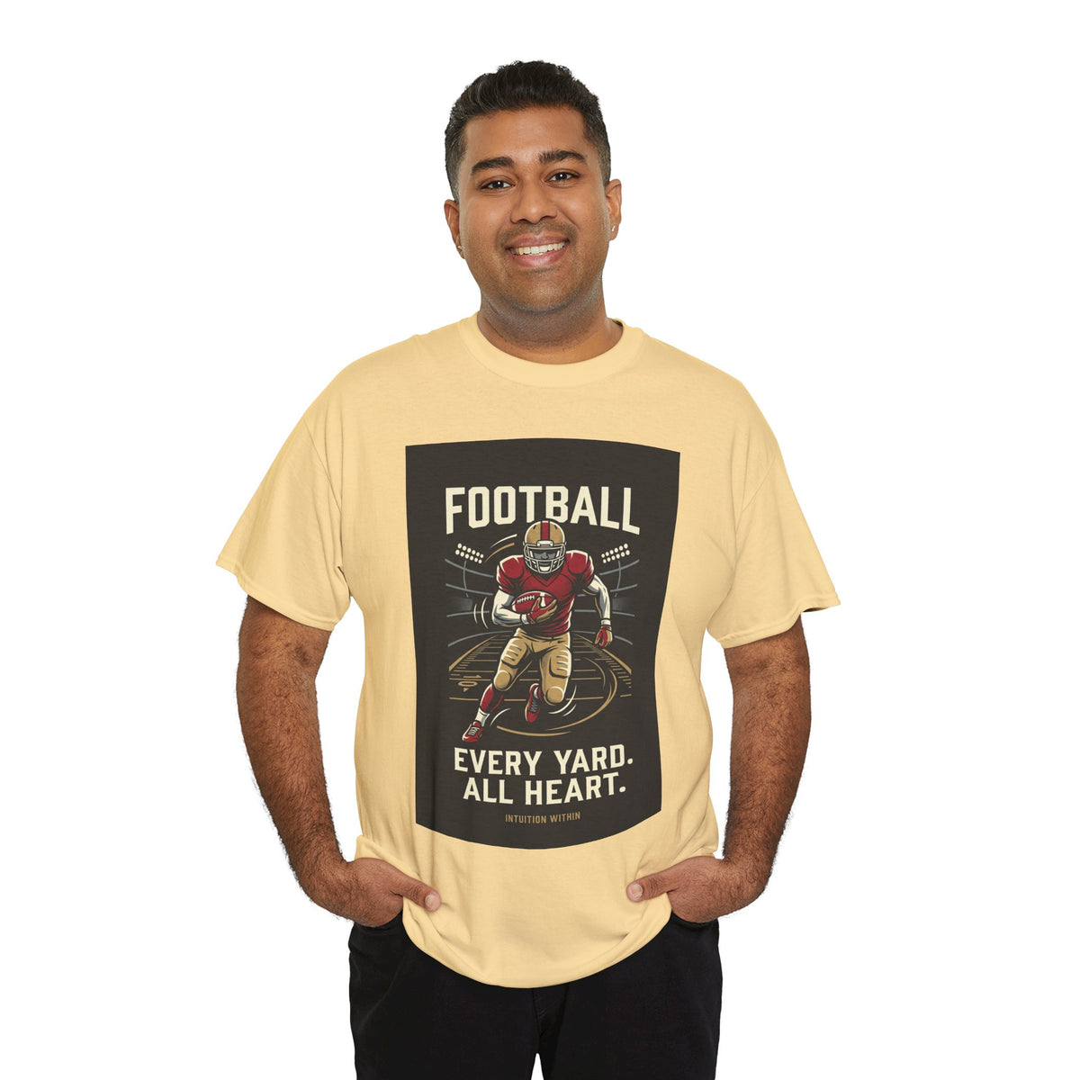 Every Yard, All Heart Football T-Shirt