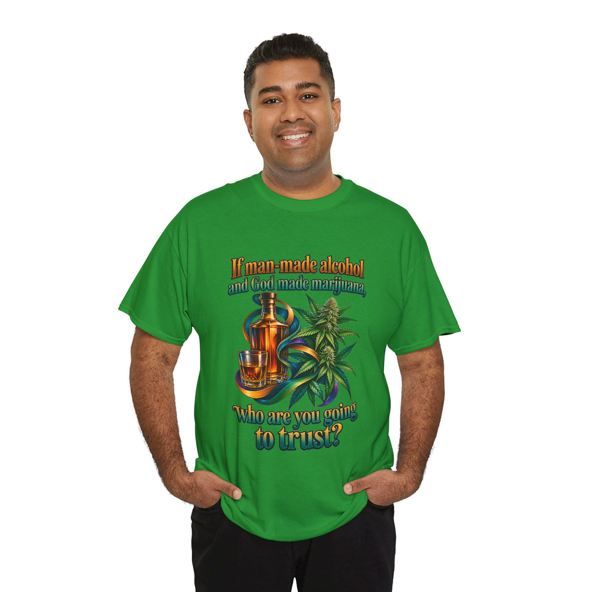 Homemade Alcohol & Cannabis Humor T-Shirt