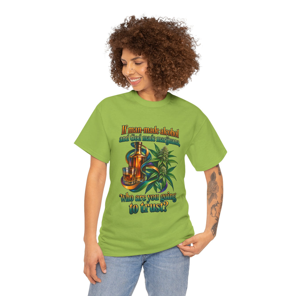 Homemade Alcohol & Cannabis Humor T-Shirt