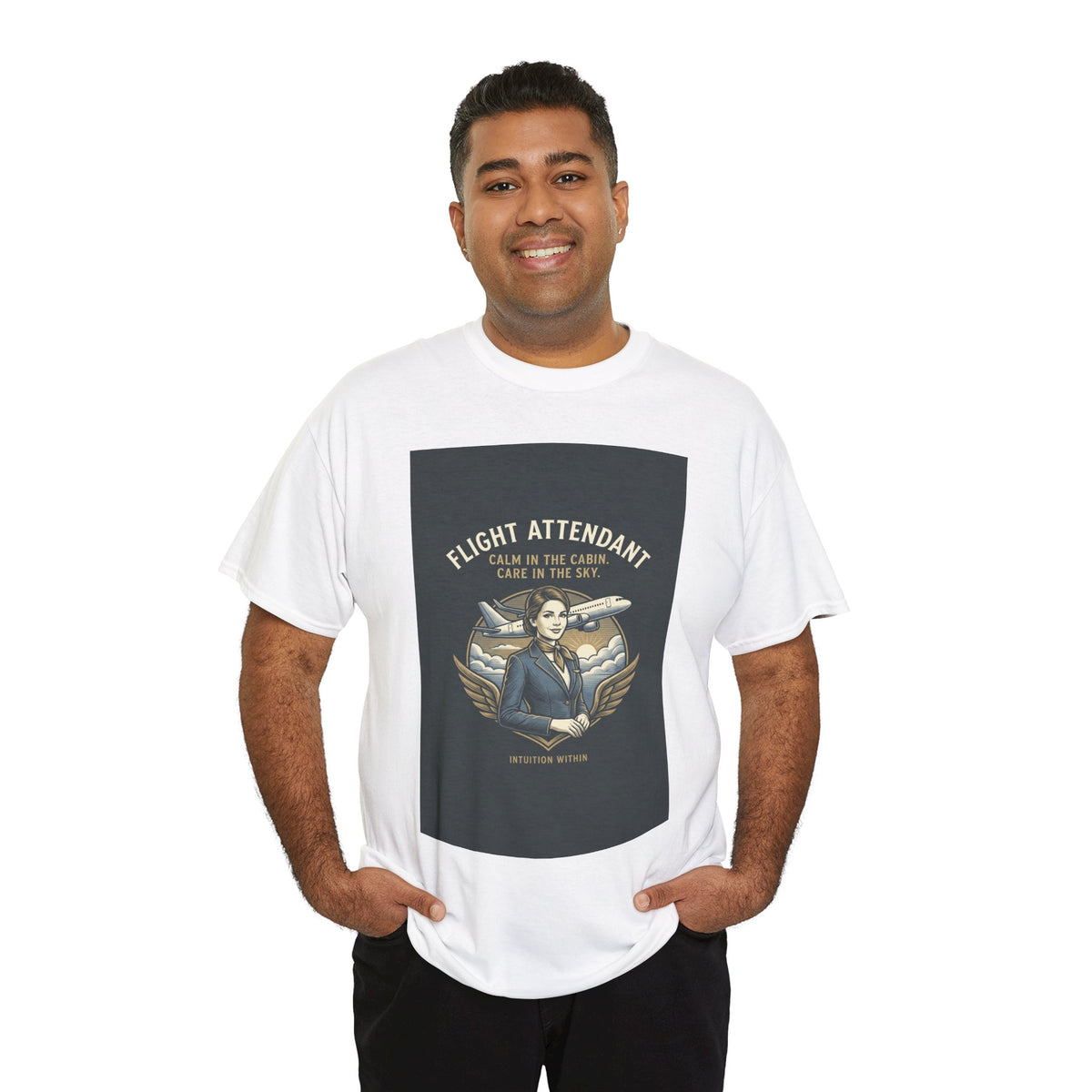 Flight Attendant T-Shirt | Calm in the Cabin