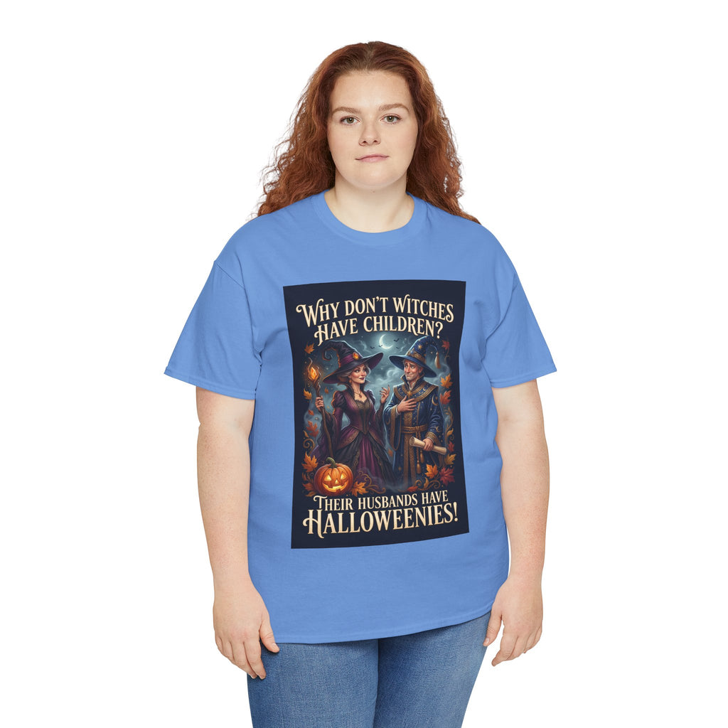 Halloweenies Witch Joke T-Shirt | Cheeky Halloween Humor