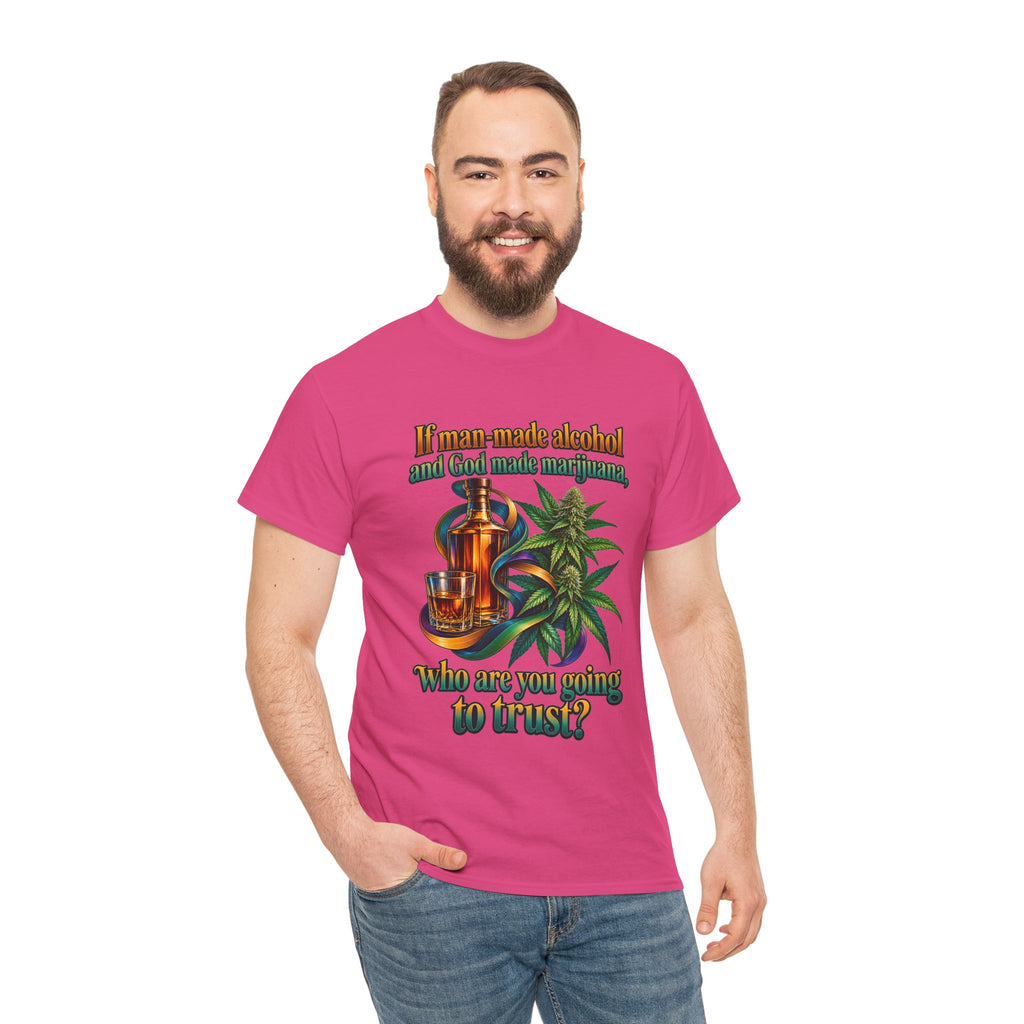 Homemade Alcohol & Cannabis Humor T-Shirt