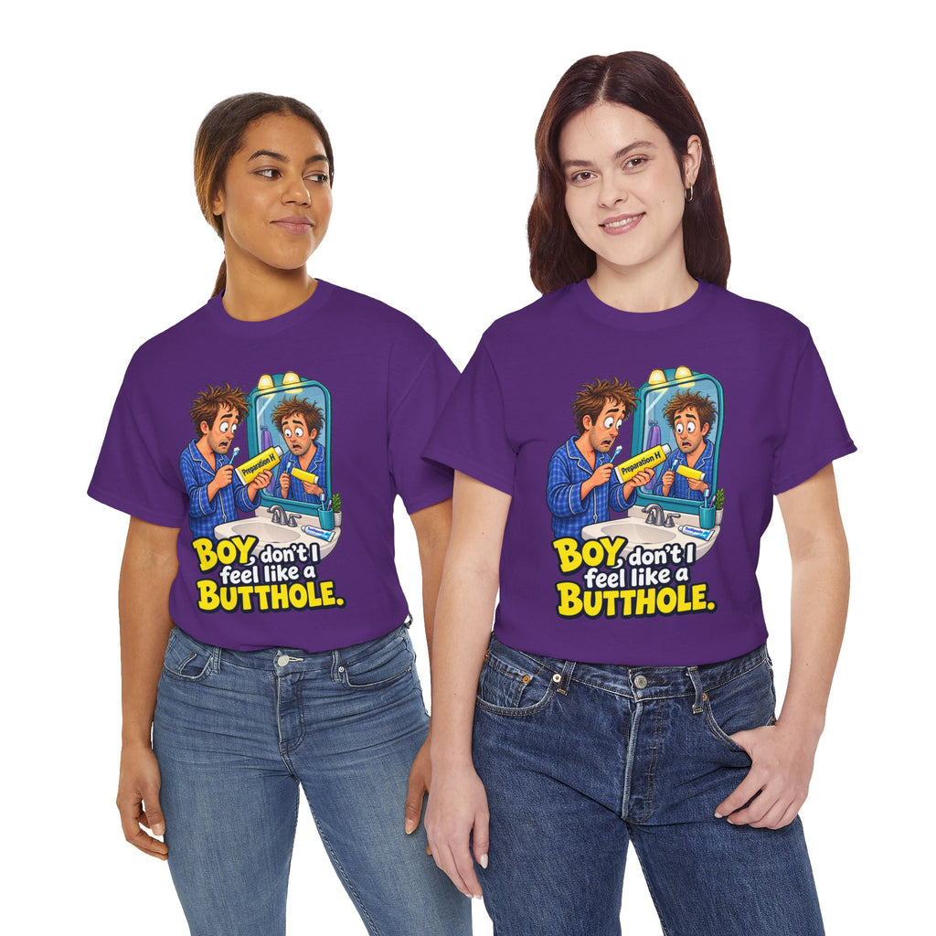 Feel Like a Butthole T-Shirt | Funny Bathroom Humor