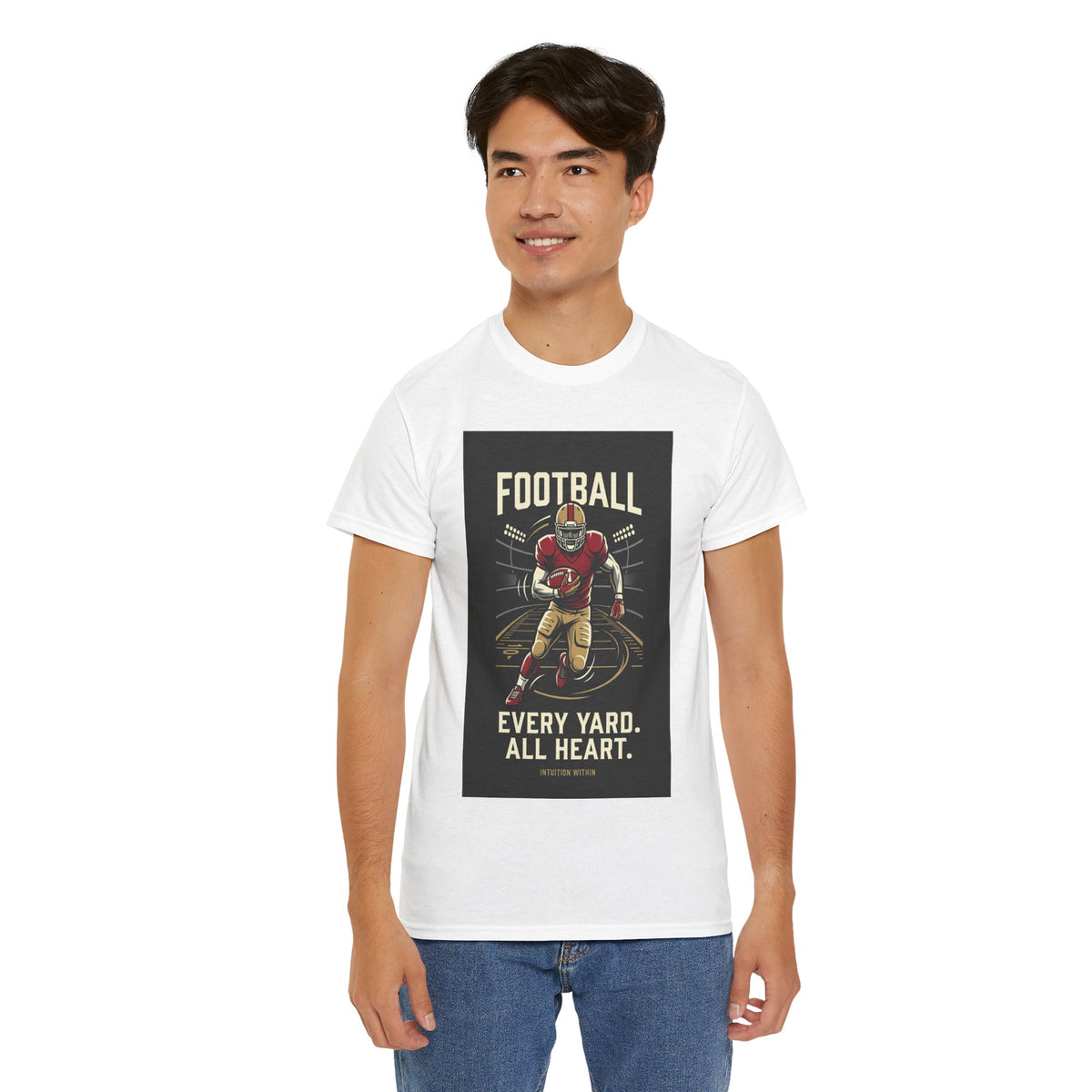 Every Yard, All Heart Football T-Shirt