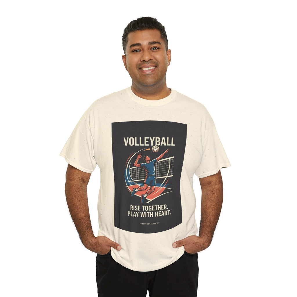 Rise Together, Play with Heart Volleyball T-Shirt