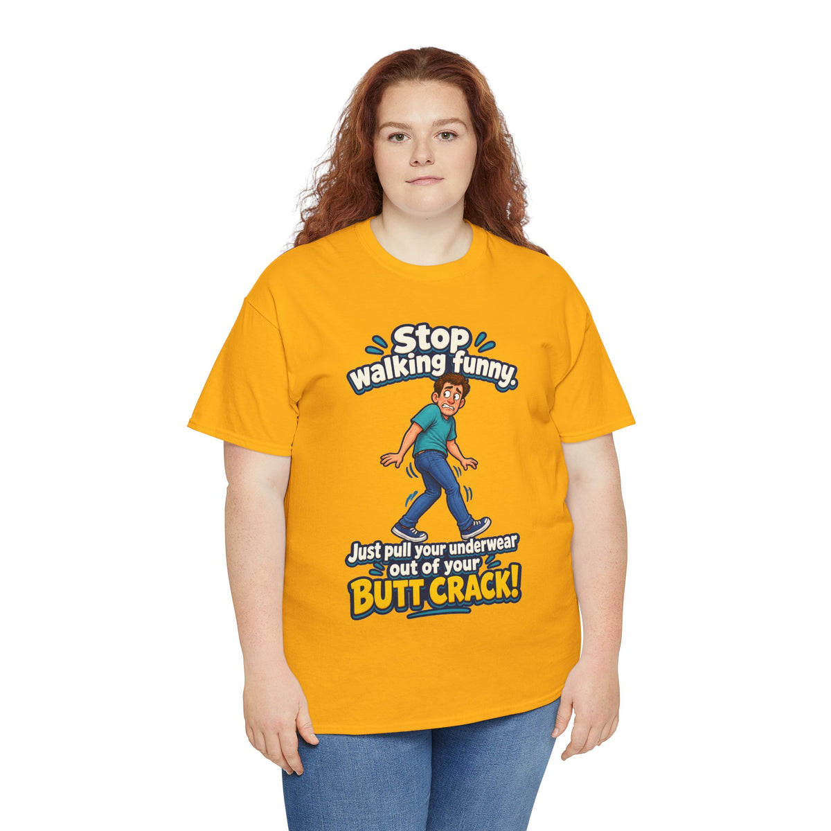 Stop Walking Funny T-Shirt | Cheeky Joke Humor