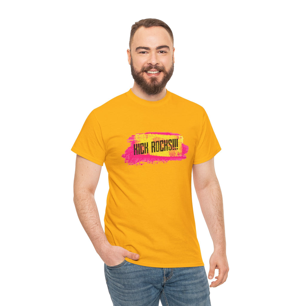 Kick Rocks Brushstroke Tee – Front Print | Intuition Within