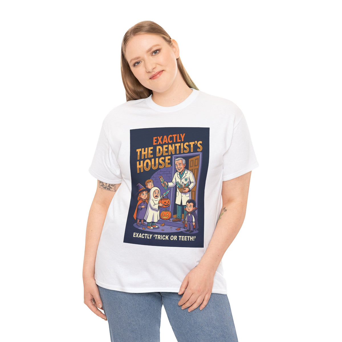 Trick or Teeth! Dentist Halloween T-Shirt | Dental Humor