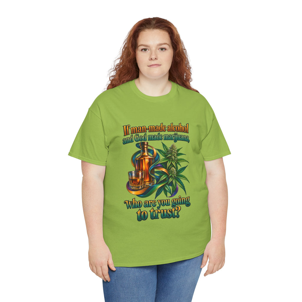 Homemade Alcohol & Cannabis Humor T-Shirt