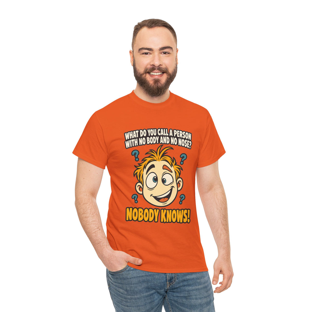 Nobody Knows! Funny Riddle T-Shirt