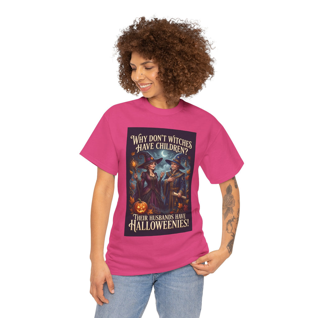 Halloweenies Witch Joke T-Shirt | Cheeky Halloween Humor