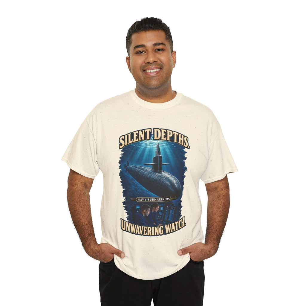 Silent Depths, Unwavering Watch T-Shirt | Submariner Tribute