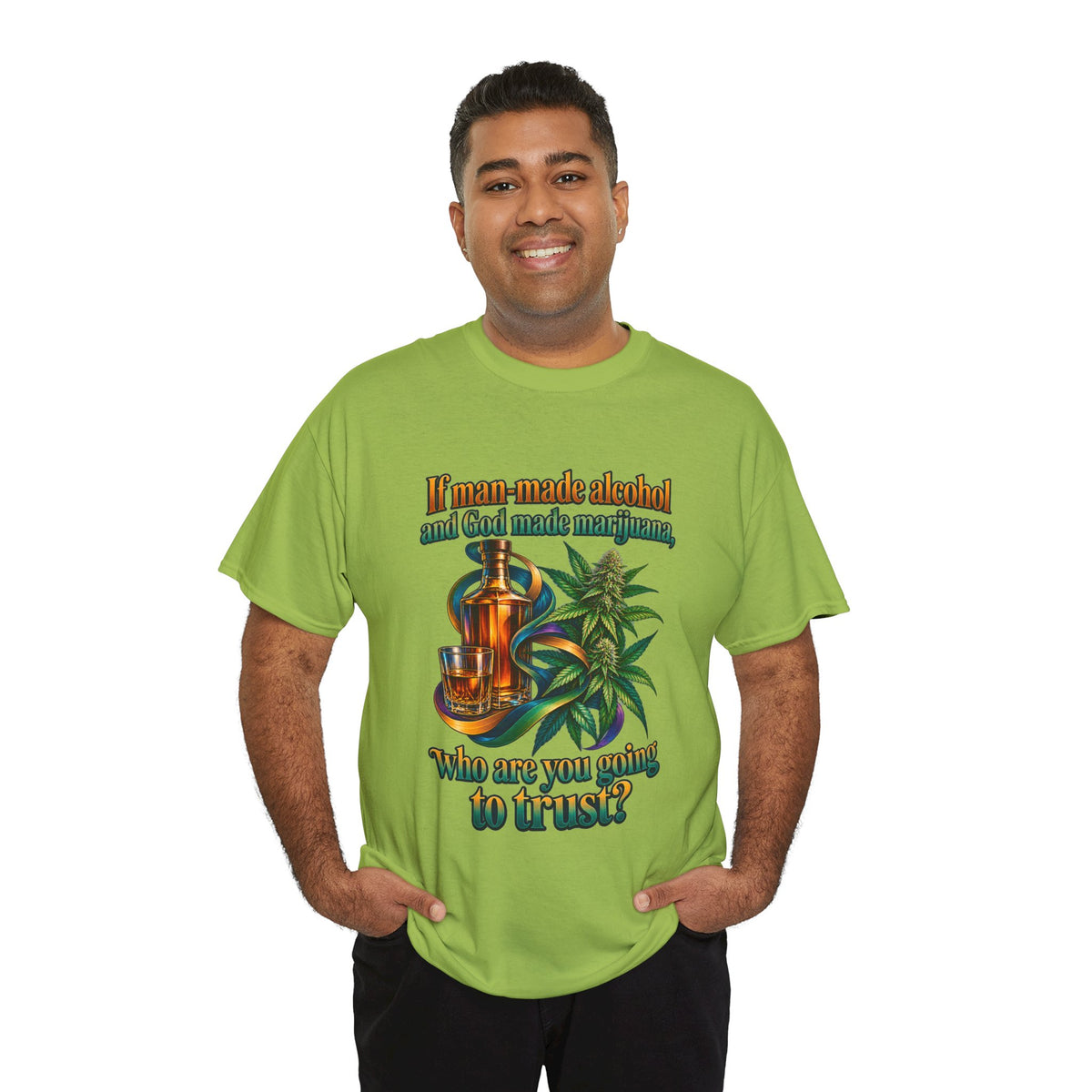 Homemade Alcohol & Cannabis Humor T-Shirt