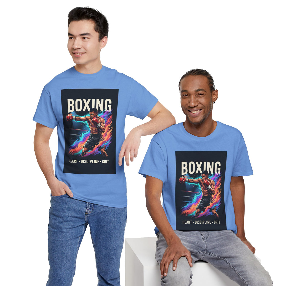 Heart, Discipline & Grit Boxing T-Shirt