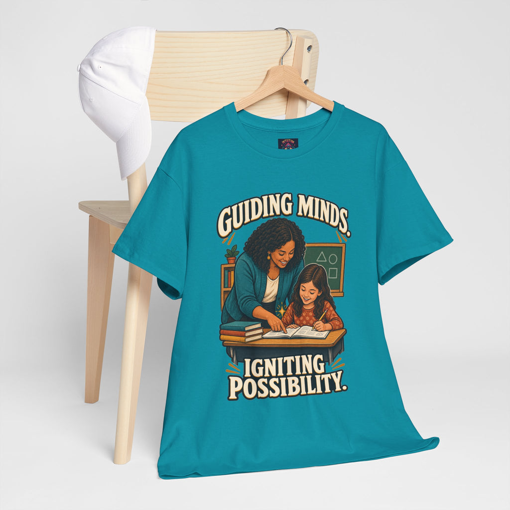 Guiding Minds, Igniting Possibility T-Shirt | Teacher Tribute