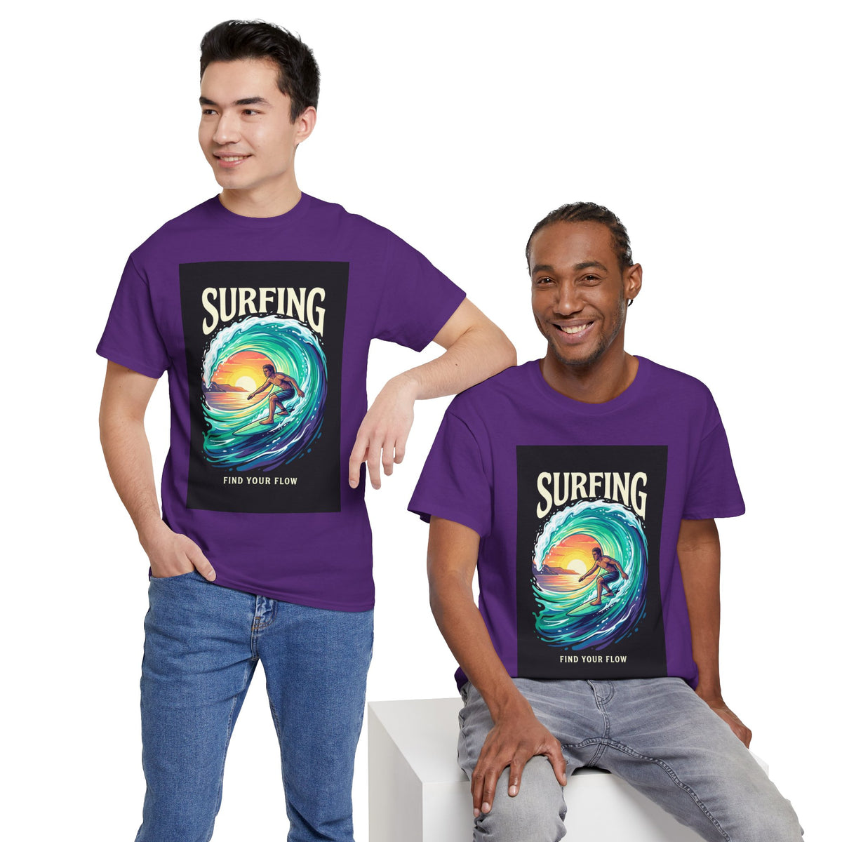 Find Your Flow Surfing T-Shirt | Ocean Adventure