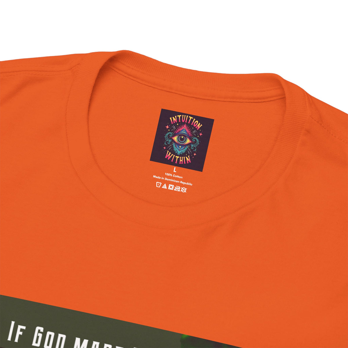 If God Made Marijuana Tee – Front Print | Intuition Within