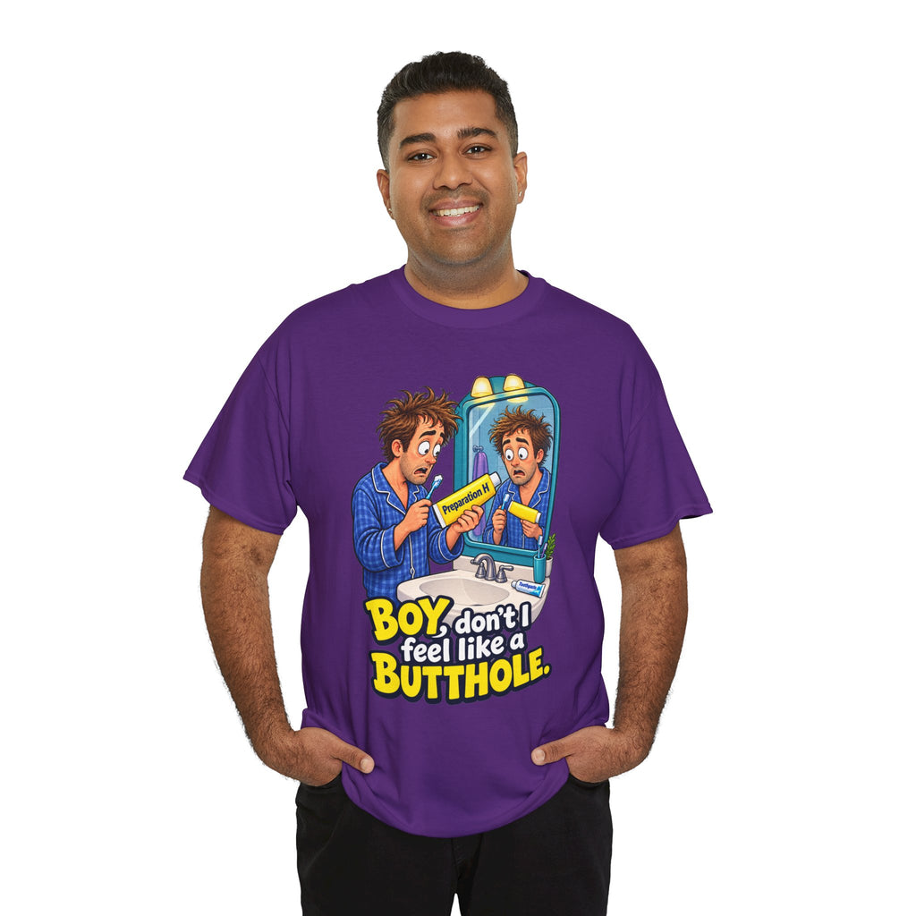 Feel Like a Butthole T-Shirt | Funny Bathroom Humor