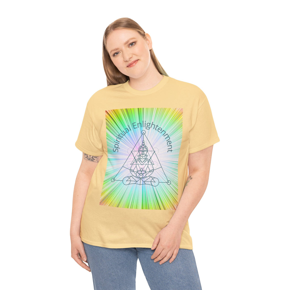 Spiritual Enlightenment Sacred Geometry T-Shirt