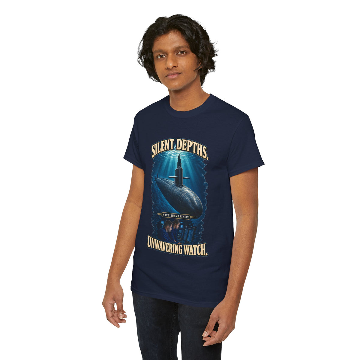 Silent Depths, Unwavering Watch T-Shirt | Submariner Tribute