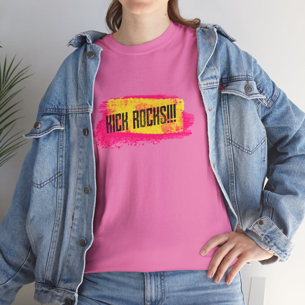 Kick Rocks Brushstroke Tee – Front Print | Intuition Within
