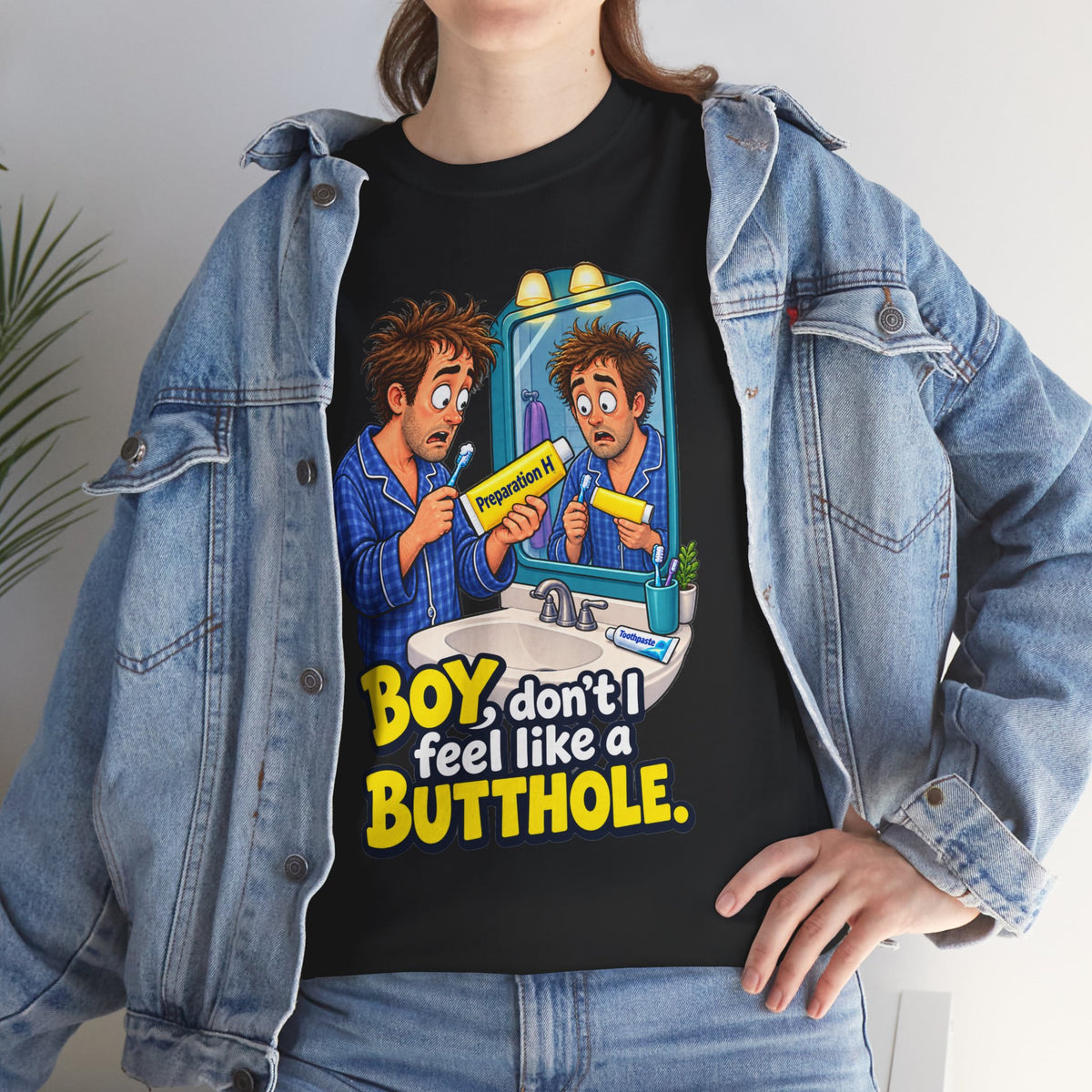 Feel Like a Butthole T-Shirt | Funny Bathroom Humor