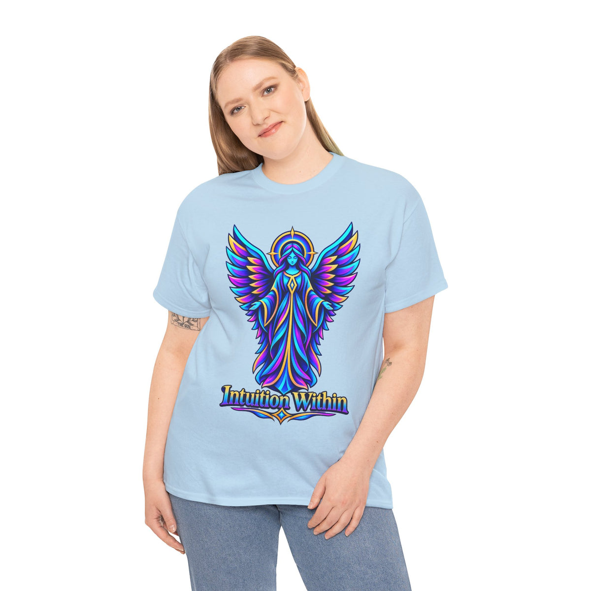 Intuition Within Angel Wings T-Shirt | Trust Your Inner Voice