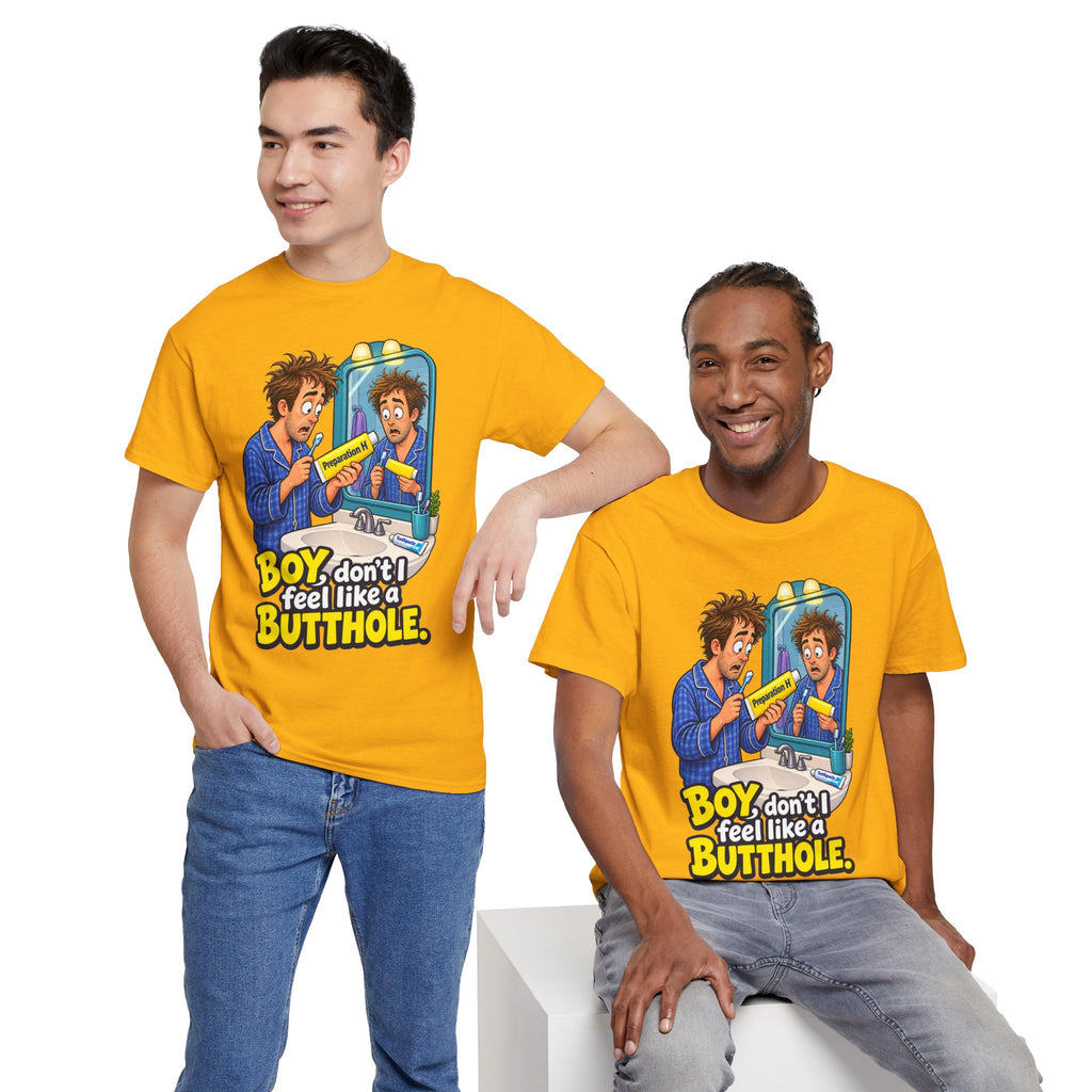 Feel Like a Butthole T-Shirt | Funny Bathroom Humor