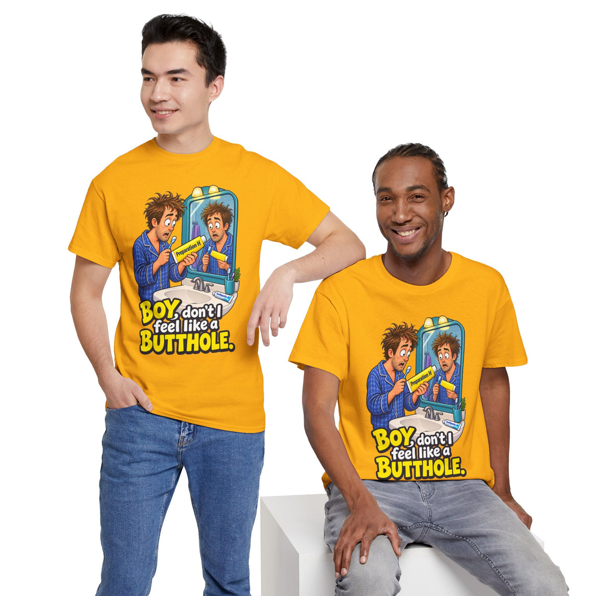 Feel Like a Butthole T-Shirt | Funny Bathroom Humor