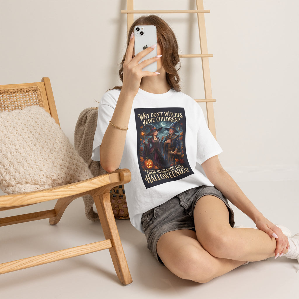 Halloweenies Witch Joke T-Shirt | Cheeky Halloween Humor