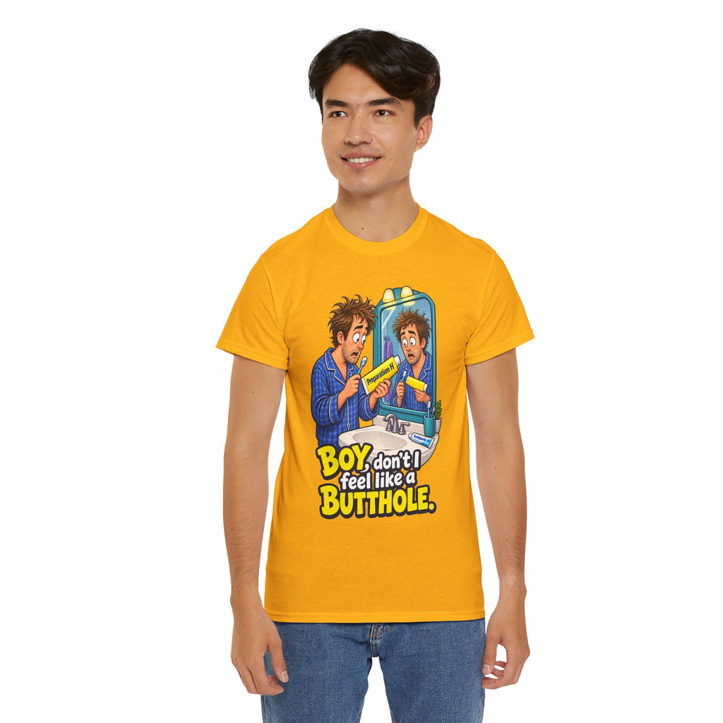 Feel Like a Butthole T-Shirt | Funny Bathroom Humor
