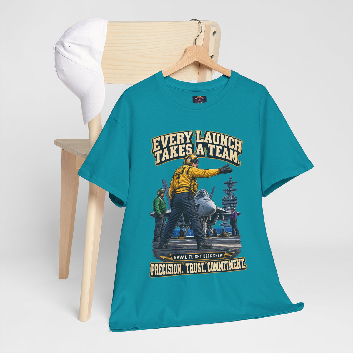 Every Launch Takes a Team T-Shirt | Precision, Trust & Commitment