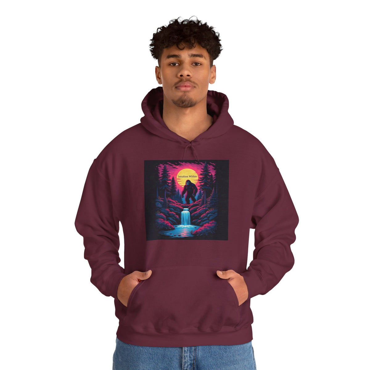 Neon Bigfoot Hoodie | Intuition Within