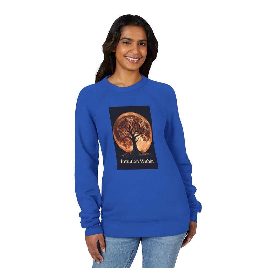 Tree Moon Raglan Sweatshirt | Intuition Within Signature Series