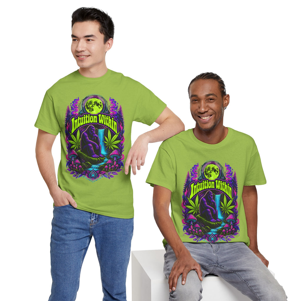 Moonlit Bigfoot Waterfall Graphic Tee