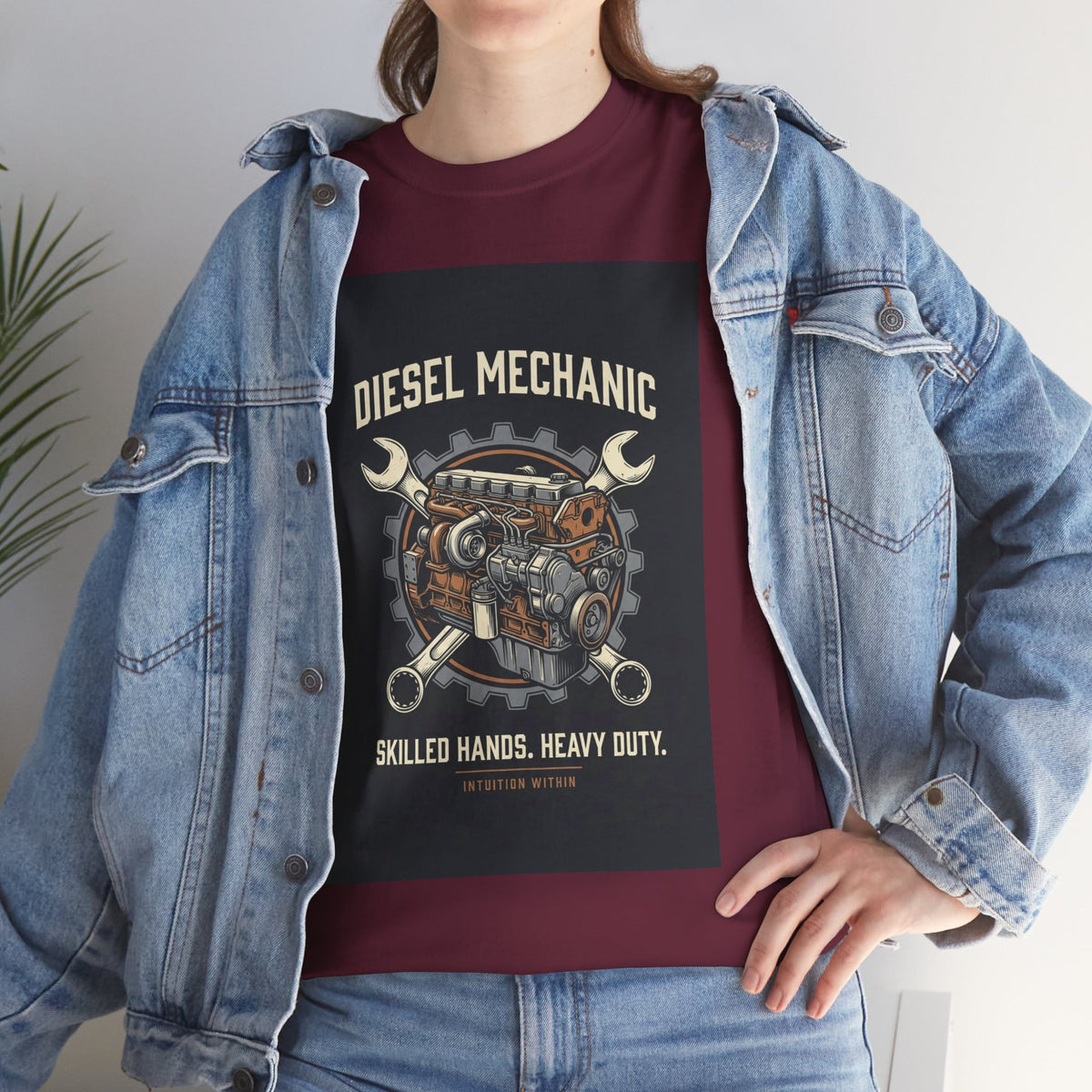 Skilled Hands, Heavy Duty Diesel Mechanic T-Shirt