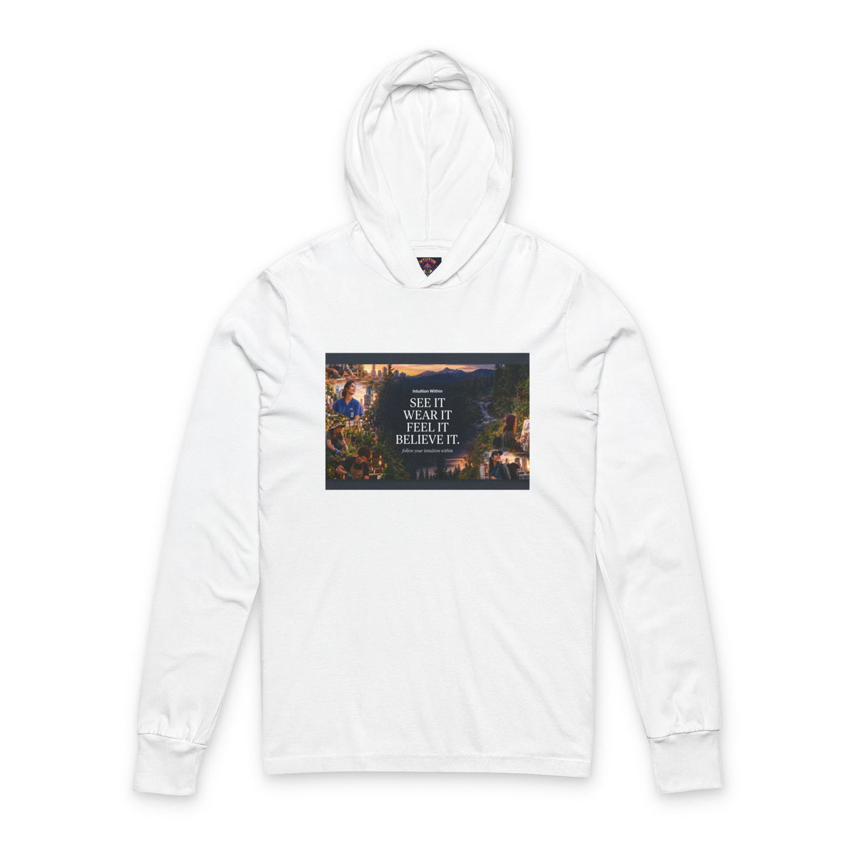 Intuition Within Signature Hooded Long Sleeve Tee | Where It All Begins