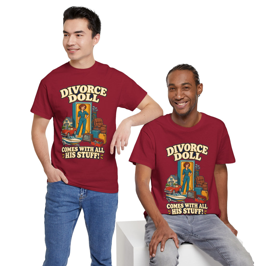 Comes With All His Stuff Funny Divorce T-Shirt