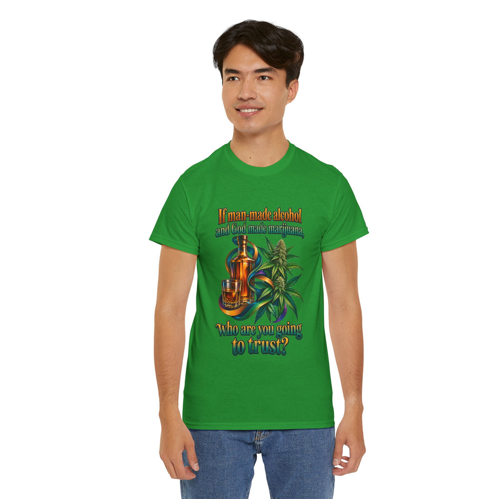 Homemade Alcohol & Cannabis Humor T-Shirt